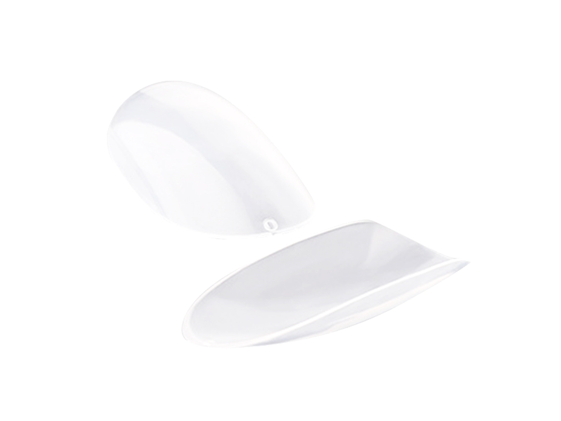 Rebe-50 Peças De Adesivos Transparentes De Unhas Falsas Para Arte De Unhas Decoração Manicure Diy Decals 3