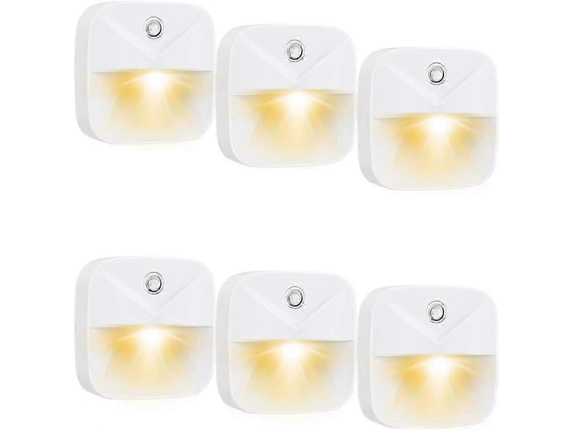 Luz nocturna infantil con sensor, 6 piezas, LED inteligente, luz cálida Rosewell