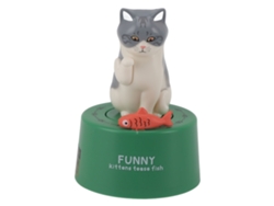 Temporizador De Cocina Mecánico Con Base Magnética, Adorable Forma De Gato, 60 Minutos.