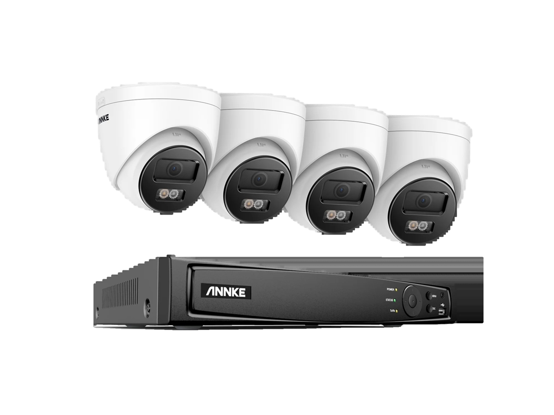 Sistema de seguridad de video NVR de 8 canales con 4 cámaras de 8 MP (4 cámaras)