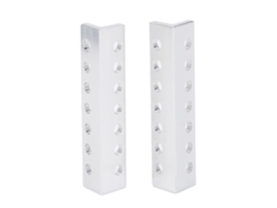 1 Par De Vigas En L Con 7 Orificios 3103-0007-0064 Accesorio Robótico 12x12x64mm
