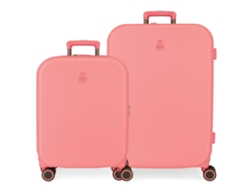 Conjunto de Maletas de Viaje ENSO Annie Naranja (48x70x28cm - 37L / 79 L )