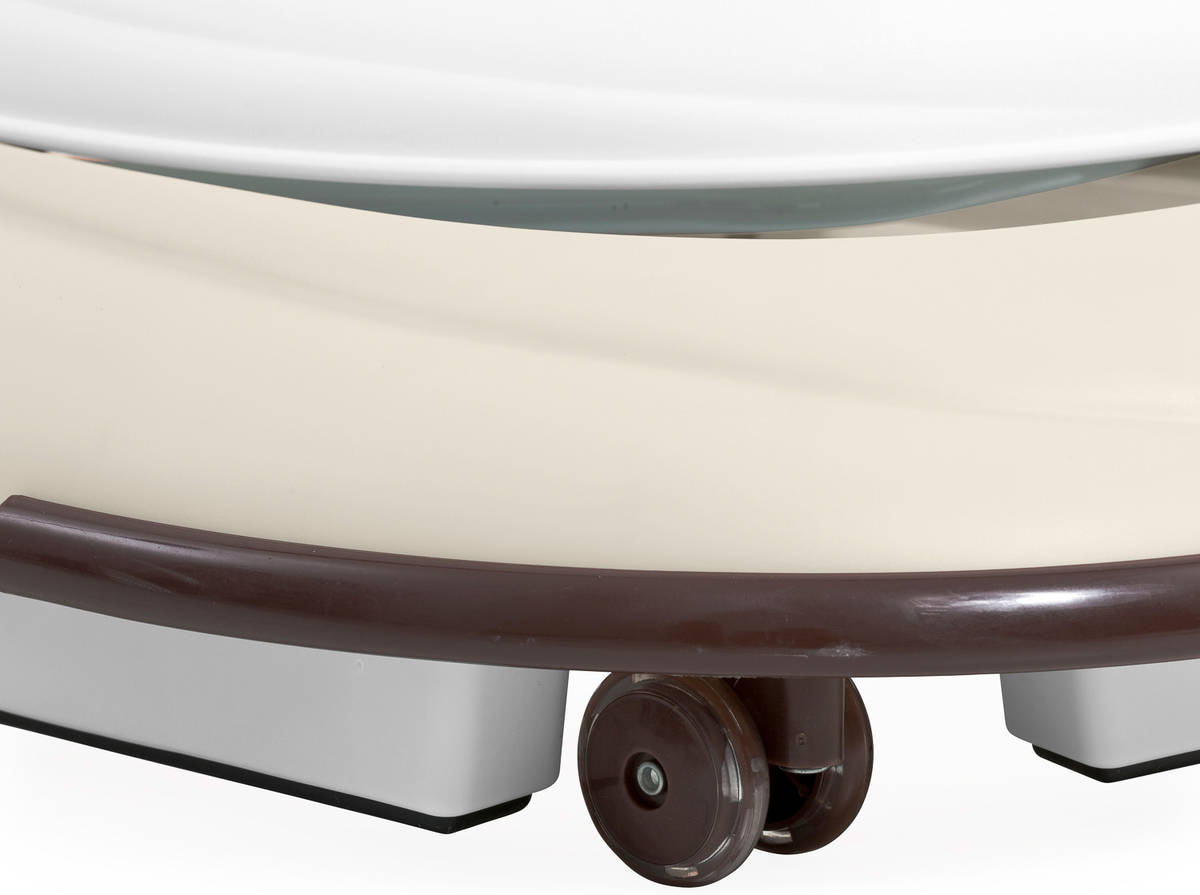 Innovaciones Ms 430 andador basic plus ruedas silicona y sistema antivuelco beige