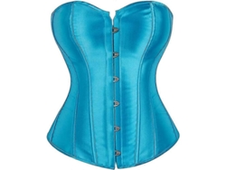 Corsé Gótico De Seda Con Ballenas Y Tirantes, Lencería Moldeadora Para Mujer.