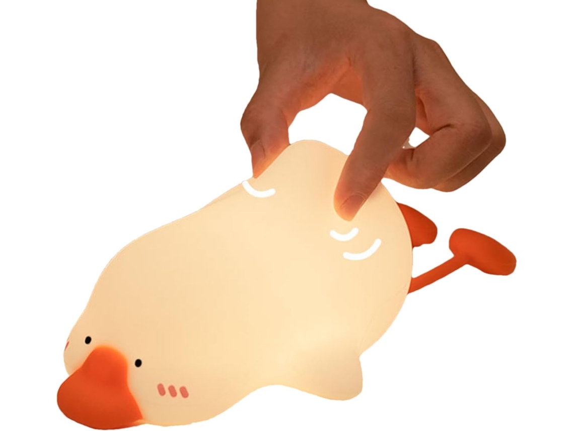 Lámpara De Noche Genérica De Silicona Suave Con Forma De Patito - Lámpara Suave Para - Intensidad