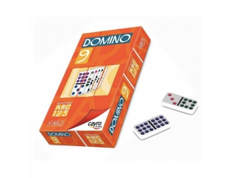 Juego de Dominó CAYRO Double 9 Colour (Edad Mínima Recomendada: 6 años)