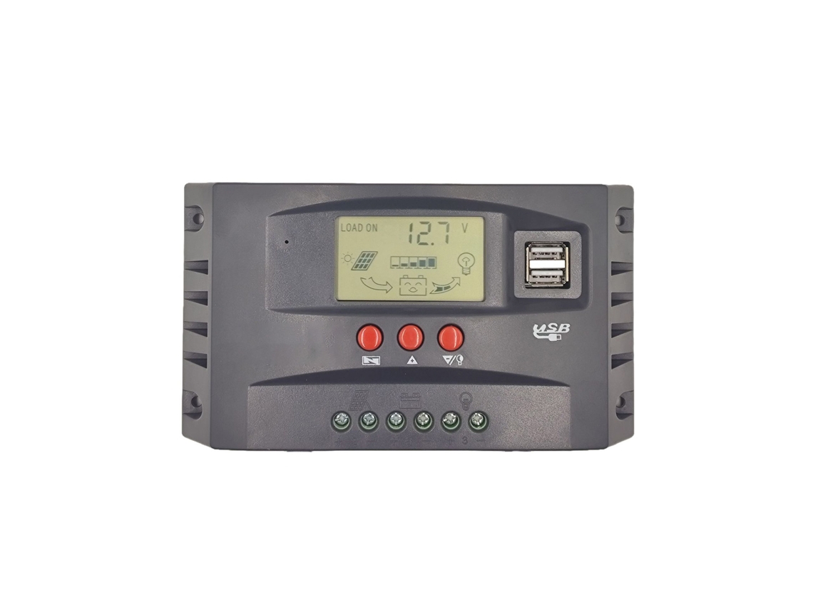 Controlador Solar Mppt De 12v/24v Y 40a Con Regulación Automática De Voltaje Para Sistemas Fotovoltaicos.