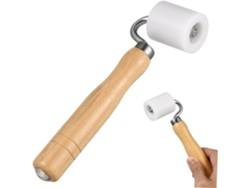 Soporte Metálico De Pared, Pomo De Madera, 18x4x3 Cm, Para Interiores, Para Uso En