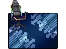 Tapete Cadeira Gamer Piso Escritório Antiderrapante Lavável Resistente Pisos Duros, Proteção Do