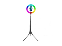 Anillo de luz LED de 26cm + tripode 2,1mts 2700K/5500K con mando
