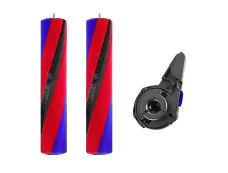 Cepillo de rodillo de tapa de repuesto compatible con Dyson V12 V15 Slim Fluffy Brush Plastic