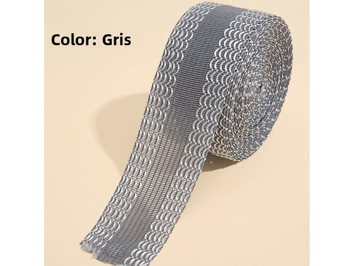 (gris - 5m) Cinta Autoadhesiva Para Dobladillo De Pantalón - Cinta Para Planchar Dobladillos De Pantalones - Tejidos Para Coser