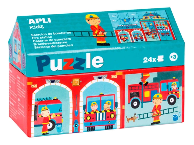 Puzzle CLEMENTONI Casita Bomberos (24 Piezas)