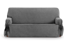 Funda de Sofá 2 Plazas EYSA Universal Premium Valeria Tejido Elástico (180 x 70 x 110 cm - Poliéster y Algodón - Antracita)
