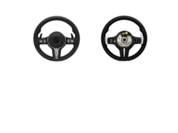 Volante deportivo de cuero y fibra de carbono, cuerpo de disco, compatible con modelos BMW, cuero M5 OEM