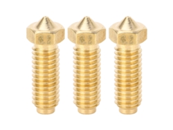Kit Bico Latão 3d Para Extruder Hotend Anycubic Kobra 2 Pro Maximum Plus 1.75/0.2mm 3 Piezas