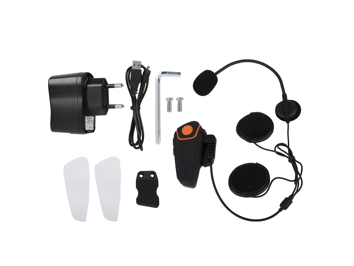 Auriculares Estéreo Para Casco De Motocicleta Bluetooth V3.0