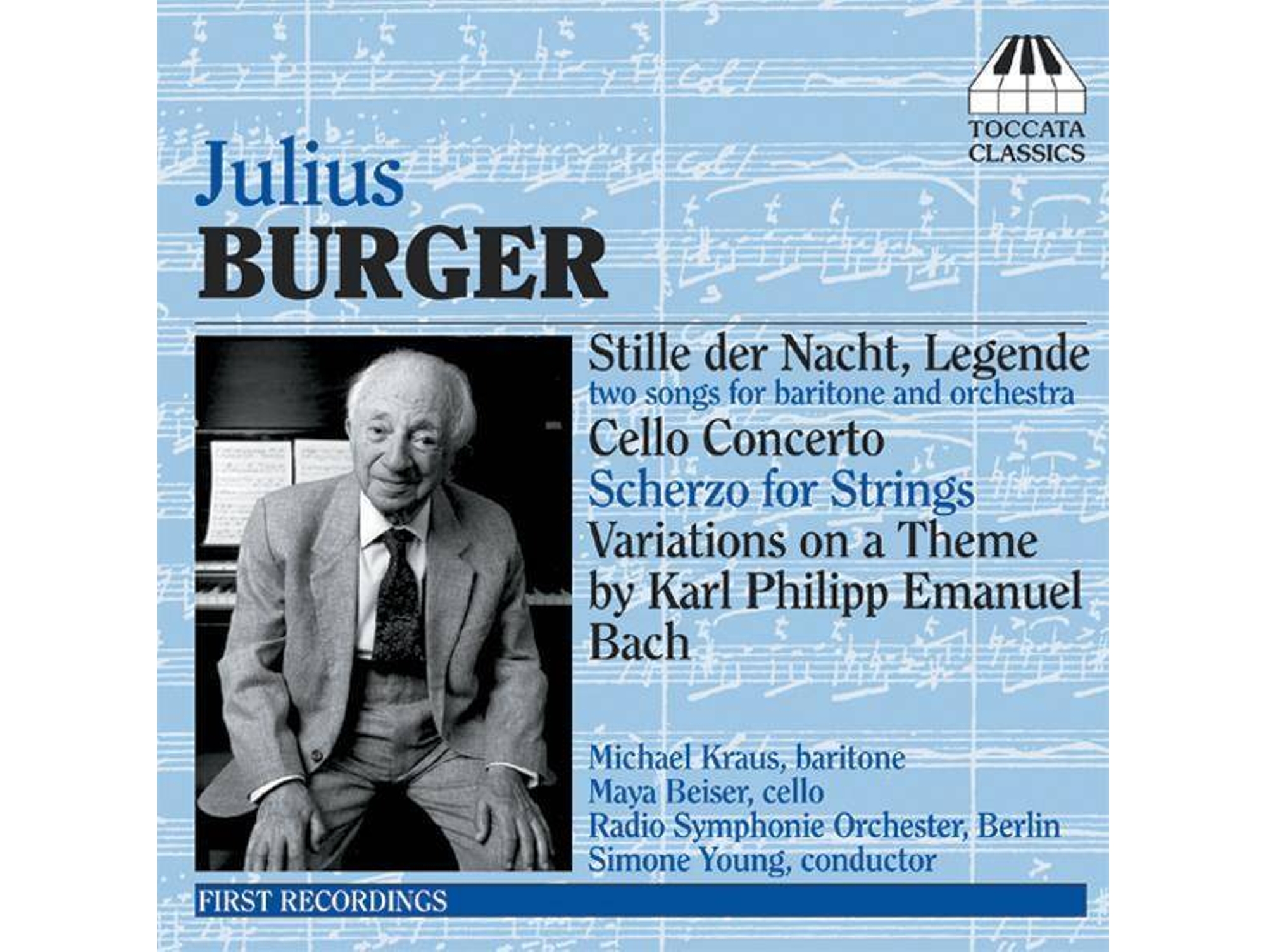 CD Beiser/Young/Radio Symphony Orchestra Berlin - Burger Cello Concerto (1 CDs)