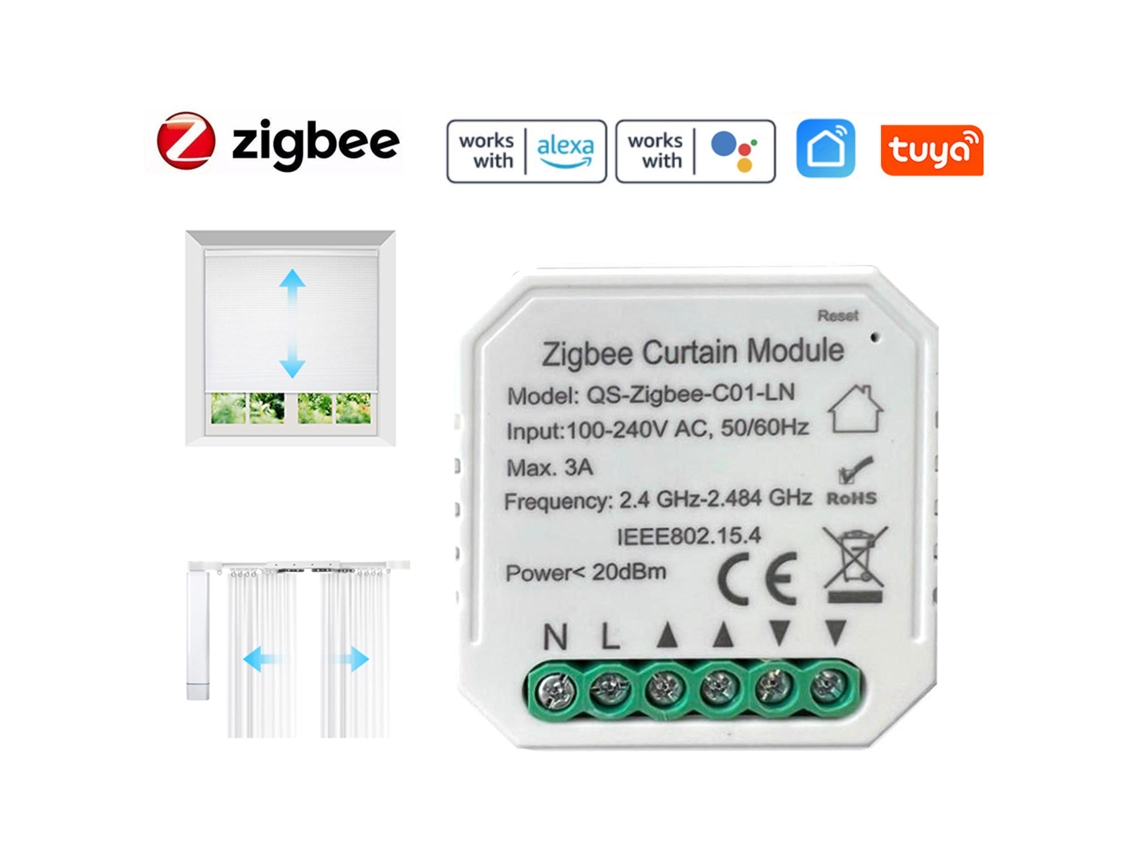 Módulo De Cortina Inteligente Tuya Zigbee Diy Compatible Con Alexa Home