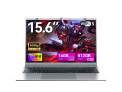 Portátil Vanwin de 15,6 pulgadas, procesador Intel® Pentium® Gold 6500y de 3,4 GHz, 16 GB de RAM, SSD de 512 GB, ratón.