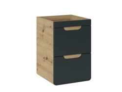 Armario Bajo Lavabos FURNLUX Aruba (Gris, Madera Contrachapada - 40X41X59 Cm)