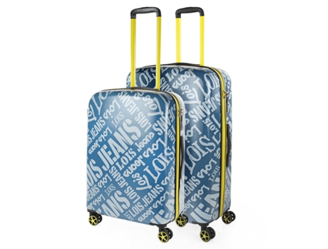 Juego De Maletas Pc LOIS Kenner azul vaquero-gris (49X77,5X27 Cm - 88L)