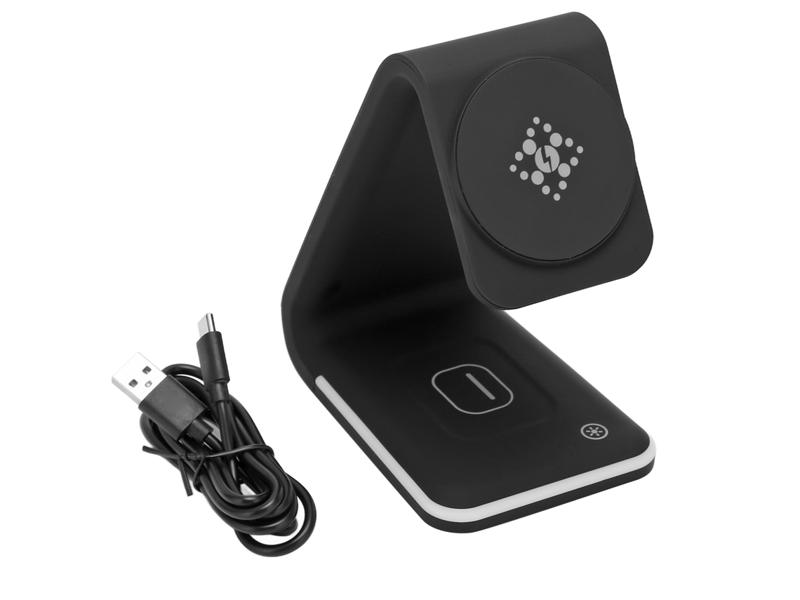 Cargador Inalámbrico (carga Rápida 3 En 1 De 15w)