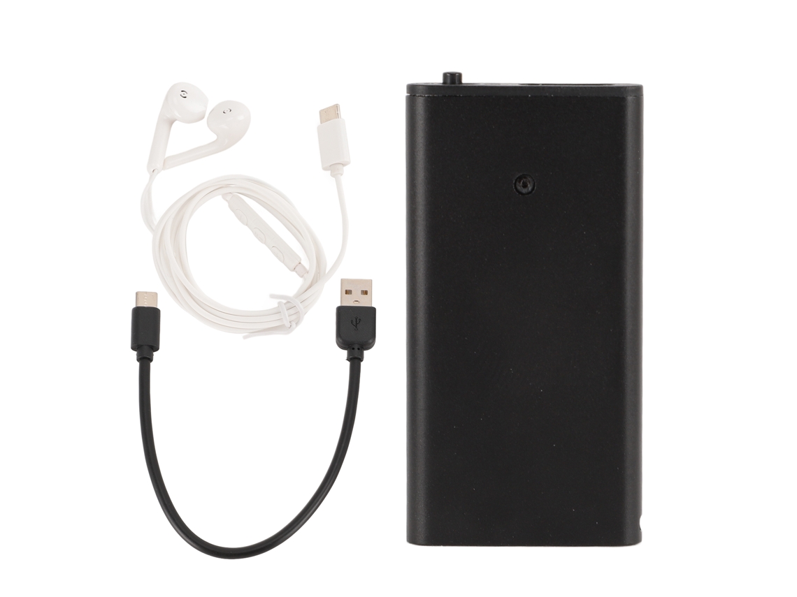Grabador De Voz Digital Portátil Con Reducción De Ruido, Grabador De Sonido Mp3 Versátil, Grabador Activado Por Voz Para Conferencias, Reuniones, 64g