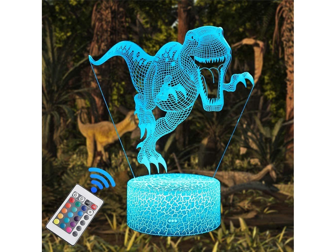 Lâmpada de lâmpada 3D Luz noturna com controle remoto, Qilitd 7 cores Touch Switch Lâmpada Night Birthday Presente, Feliz Christmas 