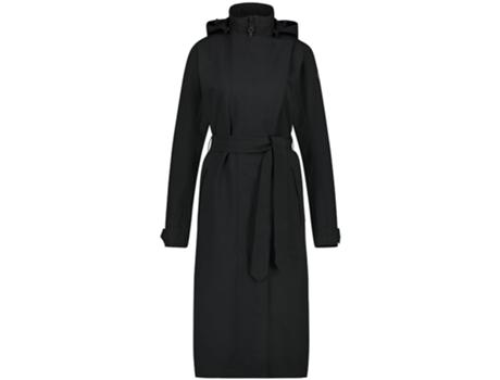 Casacos AGU Casaco Trench Preto M Mulher