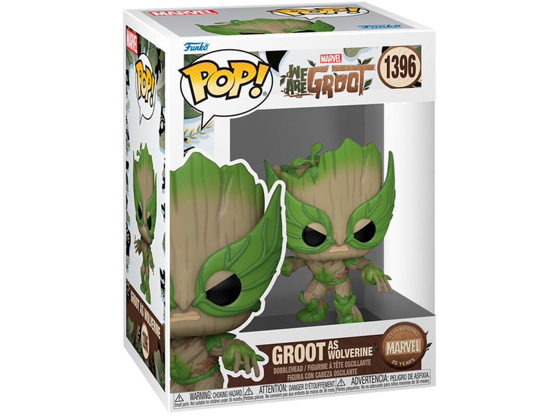 Figura Pop de Marvel We Are Groot - Groot como Wolverine B.active