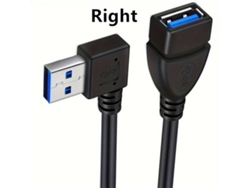 Cable de extensión USB 3.0 con adaptador de 90 grados. Tadvyyvayotoy