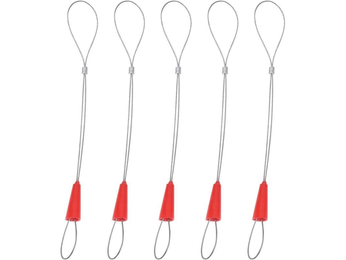 Linjou Juego De 5 Herramientas Universales Para Tirar Cables, Accesorio Para Cinta De Pesca, Conector De Cable Con Acero Inoxidable.