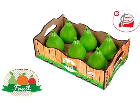 MuÁÂÁÂÁÂÁ±eca PALAU Caja Madera Con 6 Peras 24,5 X 15,5 X 9 Cm (Edad MÁÂÁÂÁÂÁ nima: 3 AÁÂÁÂÁÂÁ±os)