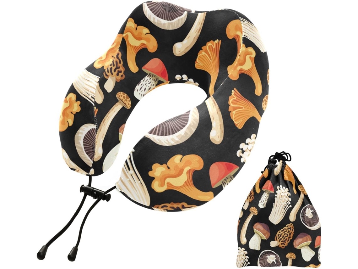 Almohada Viaje Dormir Aviones Espuma Viscoelástica Poliéster Viscoelástica. Fácilmente Soporte Fácil