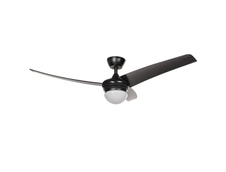 Ventilador De Techo Negro Con Luz Led Jiboa BELIANI