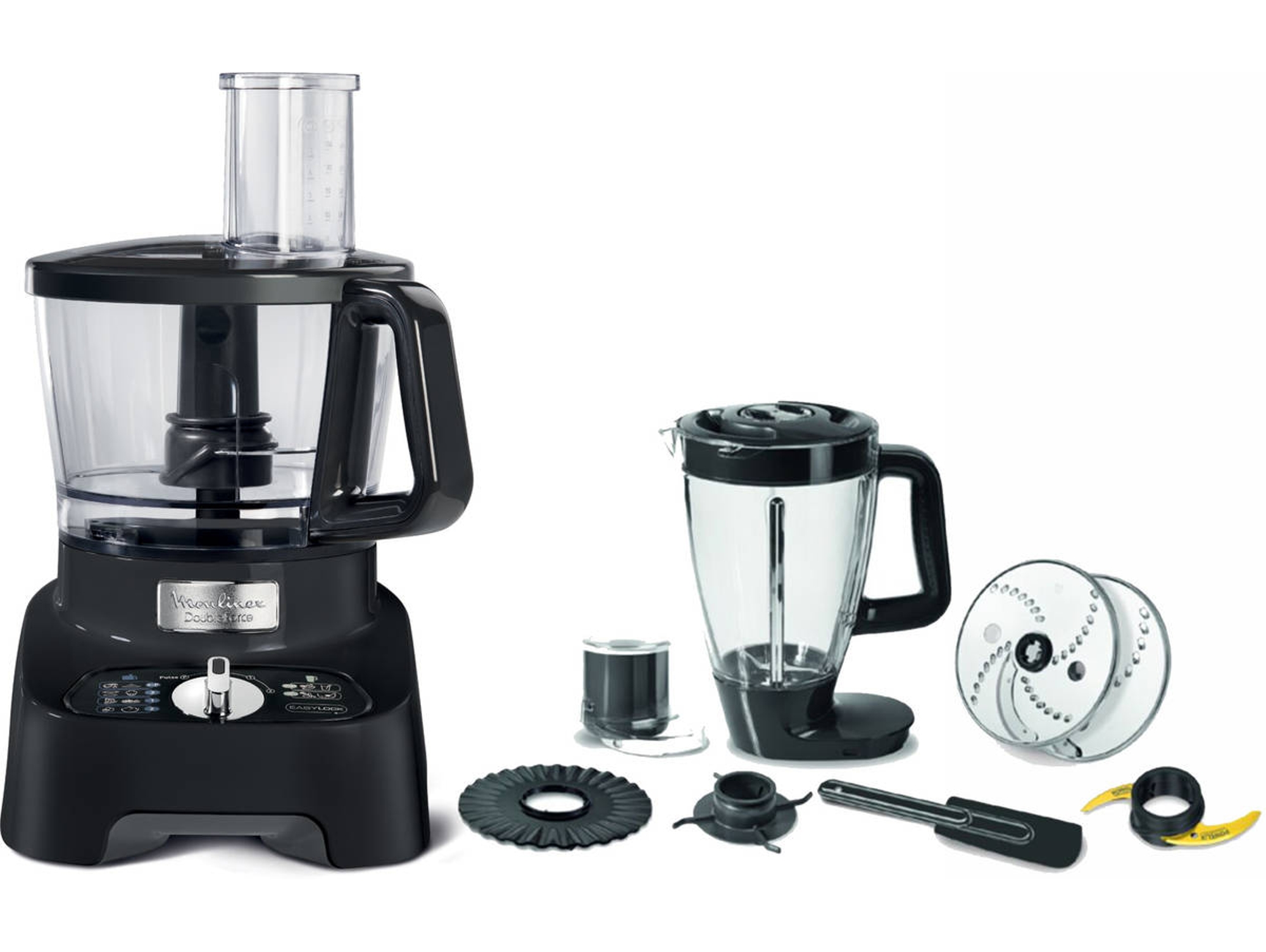 Robot de Cocina MOULINEX Double Force P821811 (2 L - 1000 W - 8 accesorios)