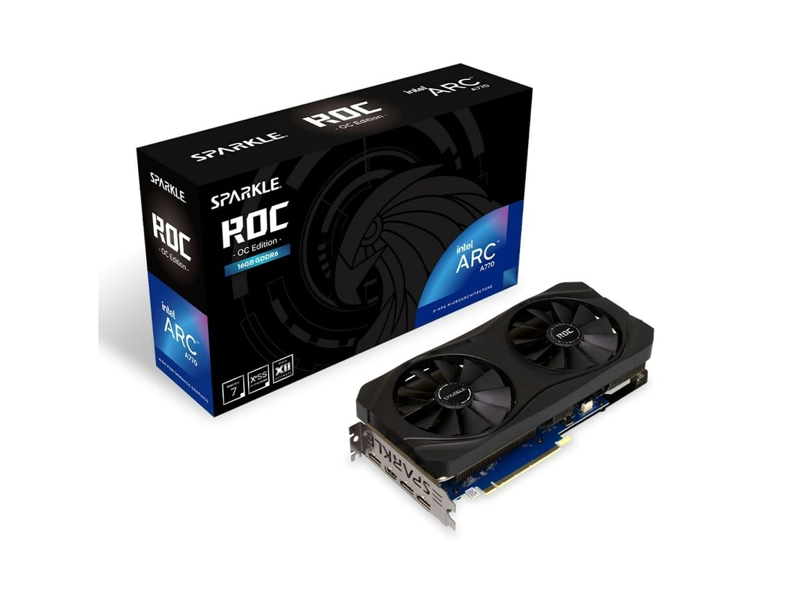 Tarjeta Gráfica SPARKLE 1A1-S00413300G (GDDR6 - ARC A770 ROC)
