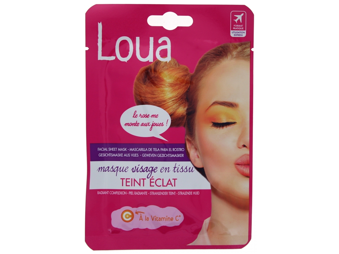 Mascarilla Facial de Tejido Radiante 23 Ml LOUA