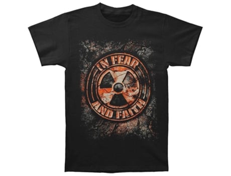 Camiseta ROCKINSTONE de brote de miedo y fe (M)