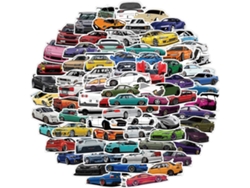 100 Pegatinas De Coches Deportivos Para Portátil/coche