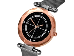 Reloj de cuarzo con brazalete de acero para hombre y mujer. Esfera colorida. Reloj de pulsera informal para parejas.