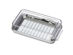 Cortador de mantequilla y mantequillera de acero inoxidable para la cocina, ideal para cortar alimentos... Nostalgia88