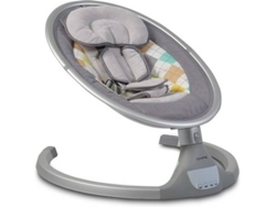 Hamaca MONI con Control Remoto y Bluetooth Iswing Gris Claro (0 a 6 Meses)