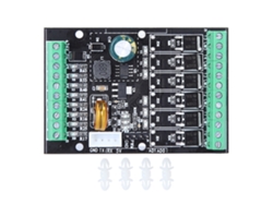 Placa De Control Industrial Portátil Con Controlador Lógico Programable (plc) Y Automatización De Relés.
