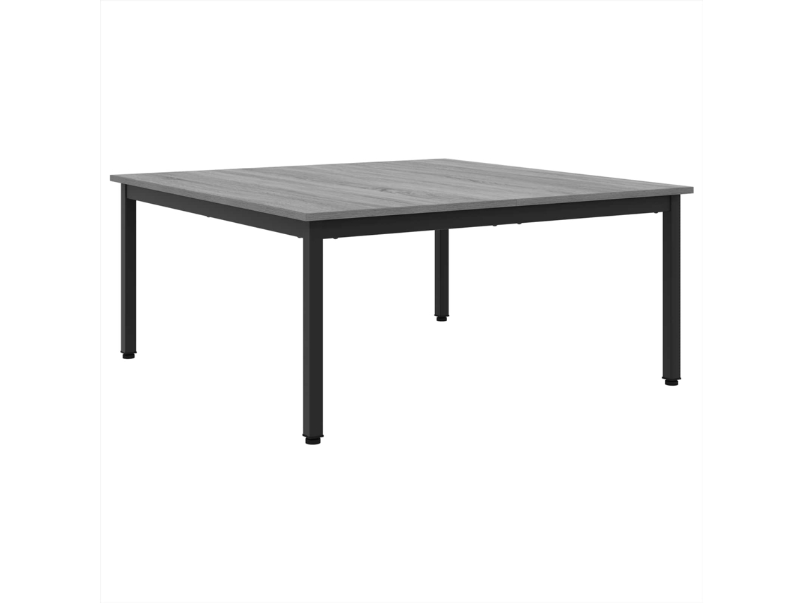 Maison Exclusive - Mesa De Café Gris Sonoma 100 X 100 X 45 Cm Madera De Ingeniería