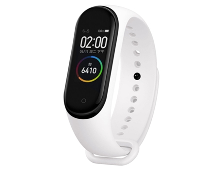 Pulseira de relógio de silicone para Xiaomi Mi Band 3/4 Blanco