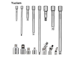 Juego De Accesorios Para Herramientas Yuclam De 15 Piezas Con Adaptadores Para Vasos, Extensiones Y Juntas De Impacto Universales.