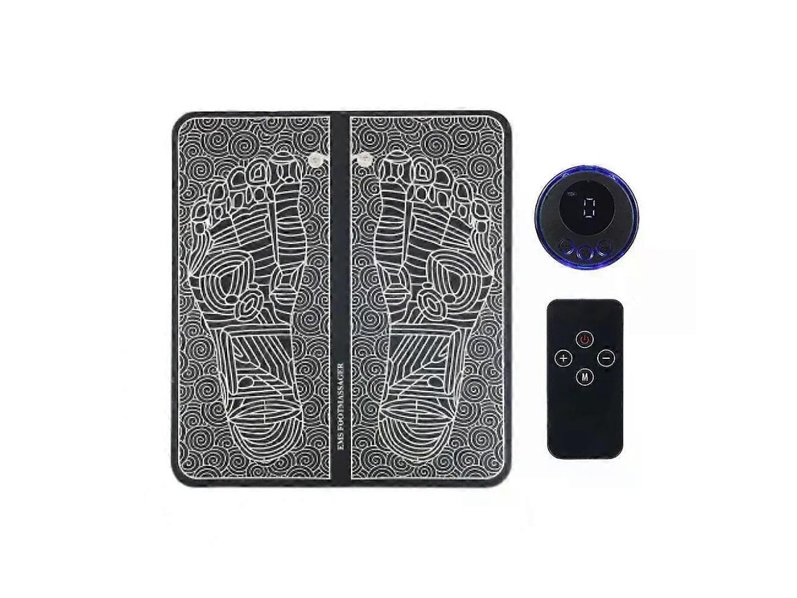 Almofada Massageadora Ems Para Os Pés: Alívio Da Dor, Relaxamento, Massagem Em Pontos De Acupuntura, Estimulação Muscular Elétrica, Melhora Da Ci