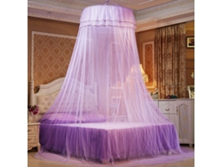 2026-red Mosquitera Domo Colgante Para Cama Individual O Doble Con Encaje Para Adultos Y Niños